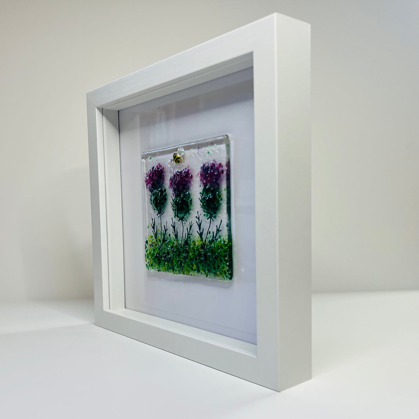 Thistle and Bee square picture