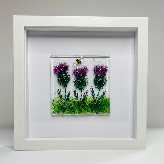 Thistle and Bee square picture