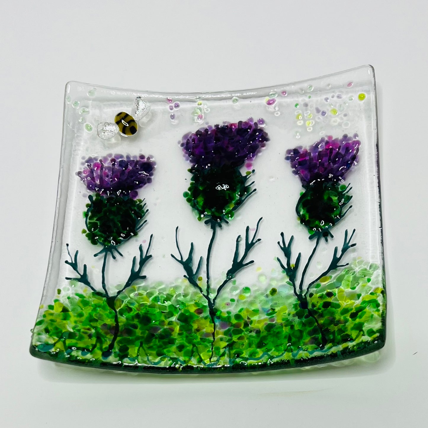 Trinket Dish (Thistle & Bee Square)