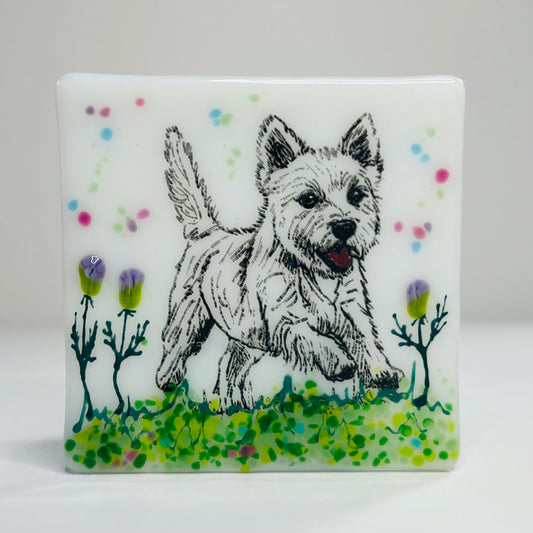 Westie Tealight Holder