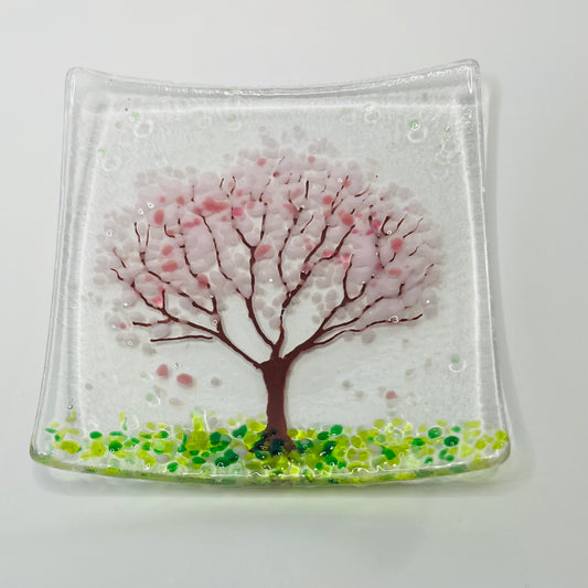Trinket  Dish (Cherry Blossom Square)