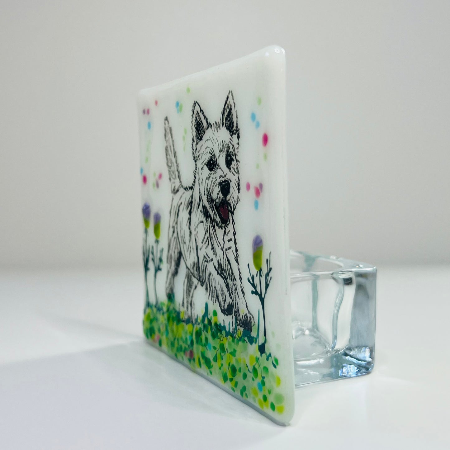 Westie Tealight Holder