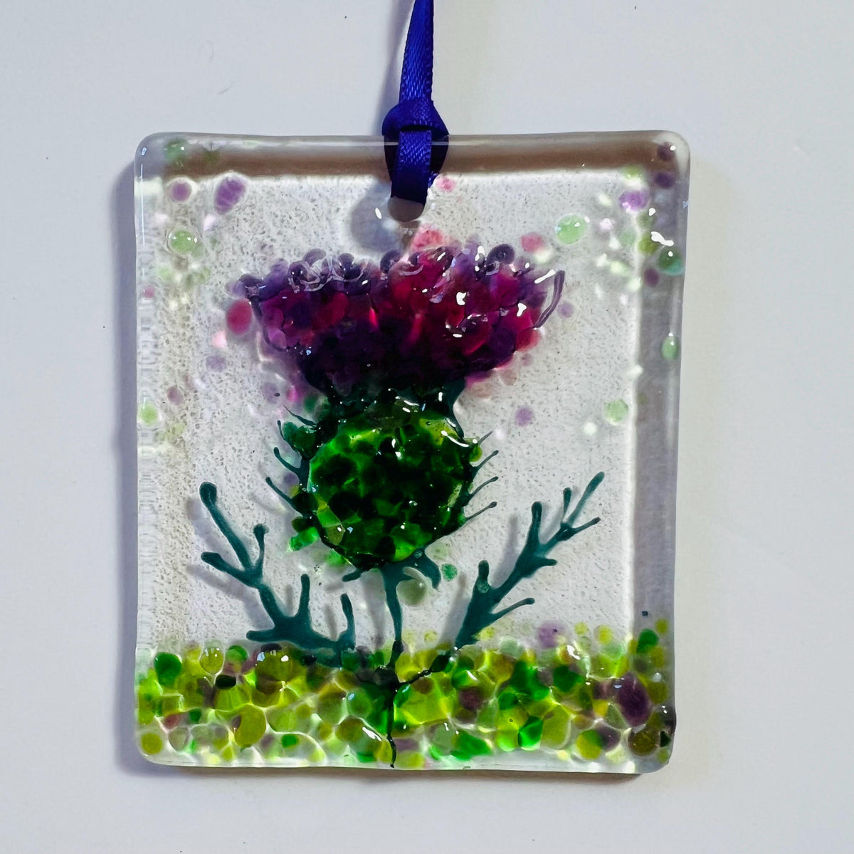 Small Glass Keepsake Gift – Floral Keepsake, Wedding Favours or Memorial