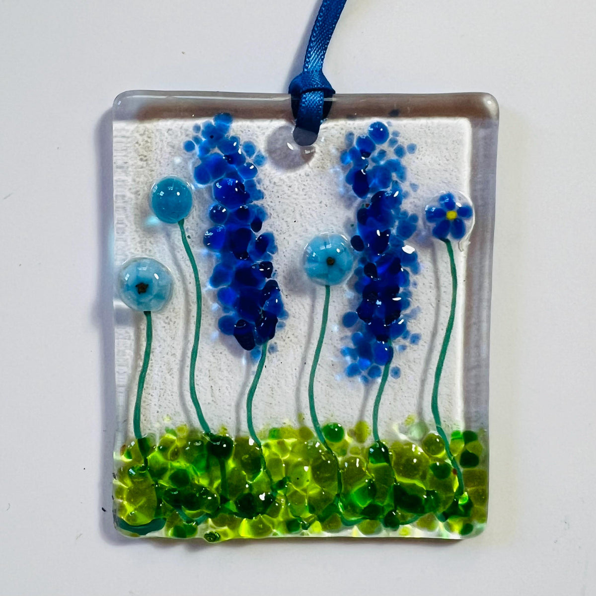 Small Glass Keepsake Gift – Floral Keepsake, Wedding Favours or Memorial